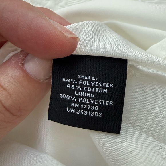 Victoria Beckham White Brocade Drop-Waist Dress for Girls - Picture 6 of 8